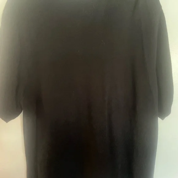 2 Pc Elegant Berek Christmas Knit Cardigan & Matching Tee w Bejeweled Trees L - Picture 8 of 11